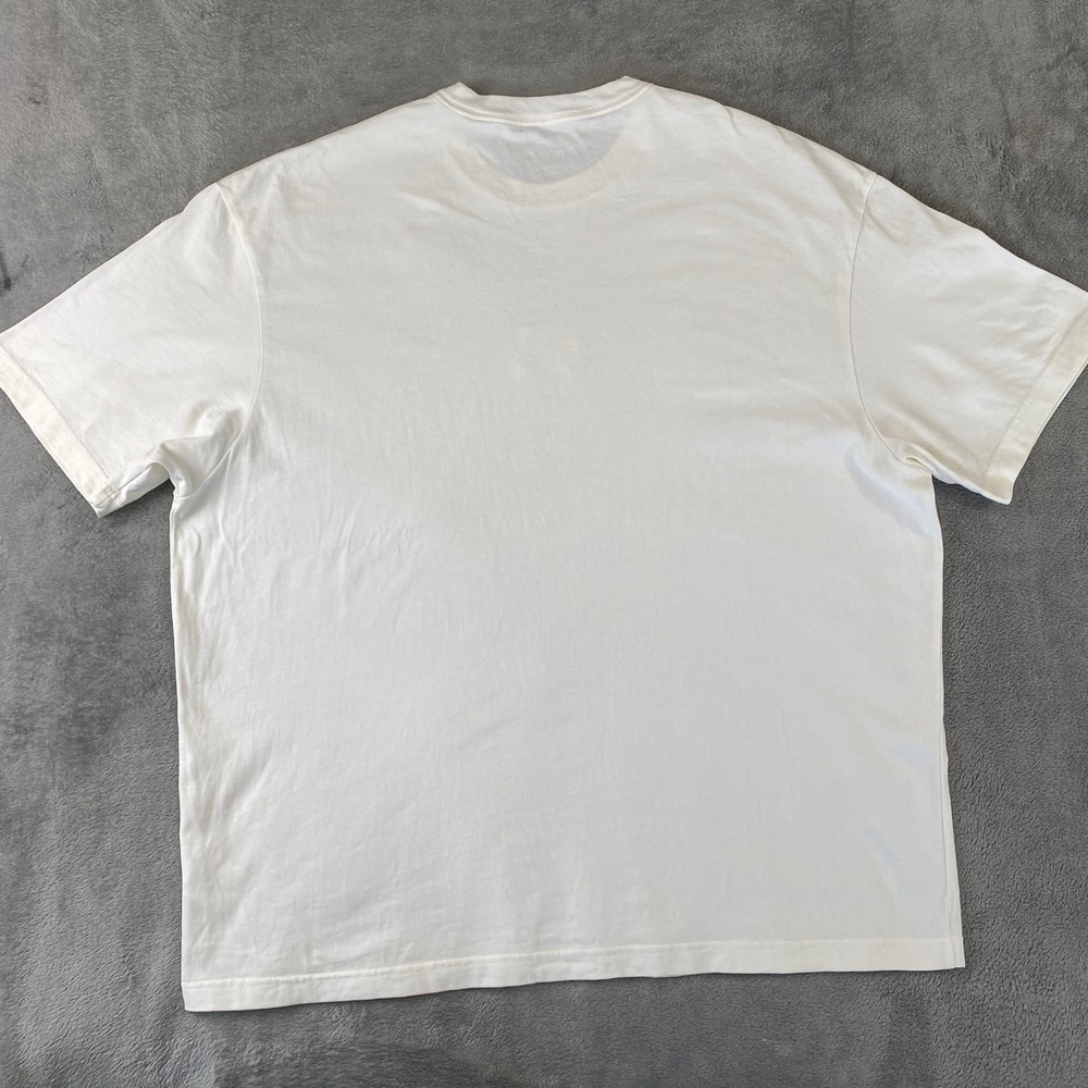 Jordan T-Shirt Mens XXL Sail White Flight Essentials Oversized Tee Basketball - Picture 2 of 10